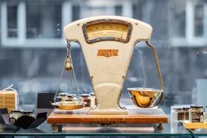 Balanced scales representing fairness in relationships