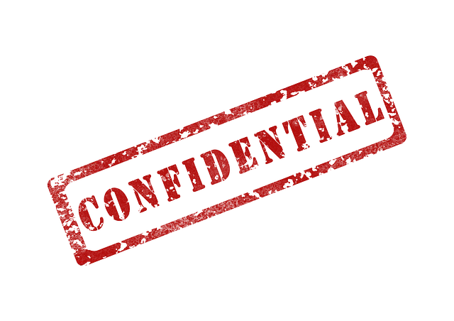 Confidential label illustrating privacy in couples therapy