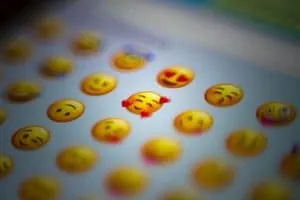 Emojis showing different emotional expressions