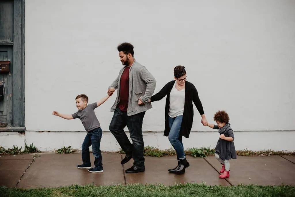 Family Walking Together