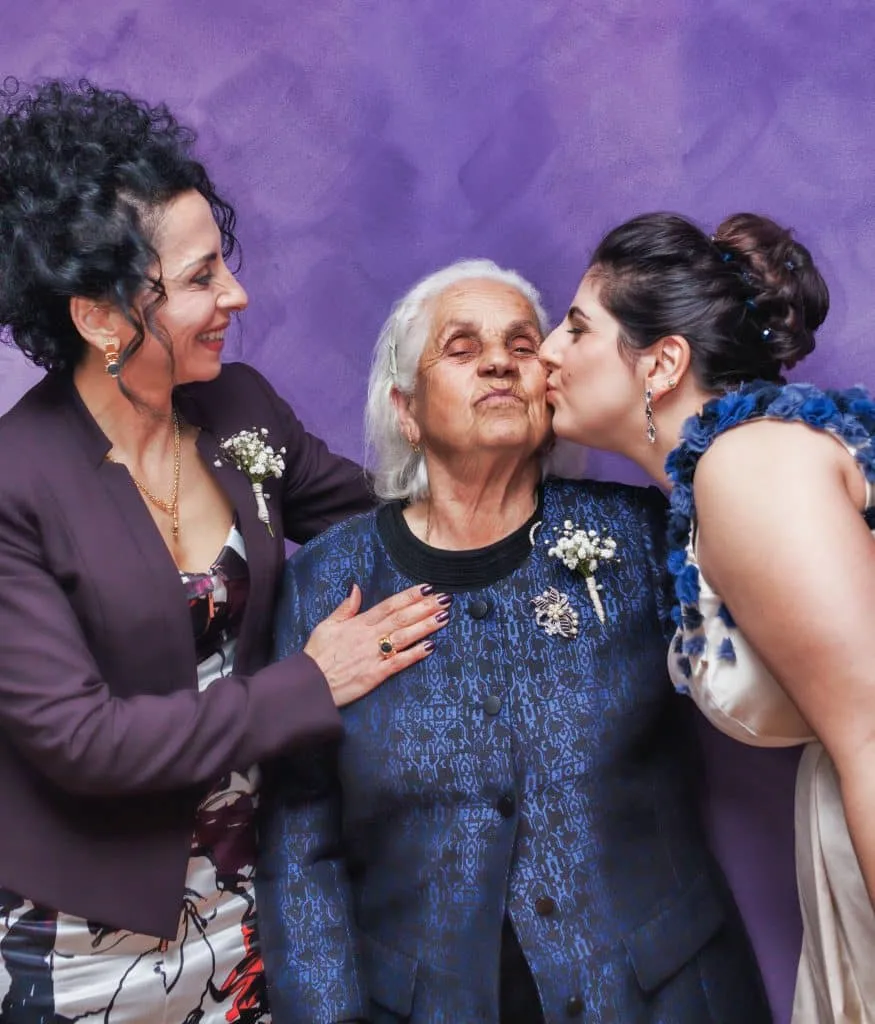 Mother and daughters